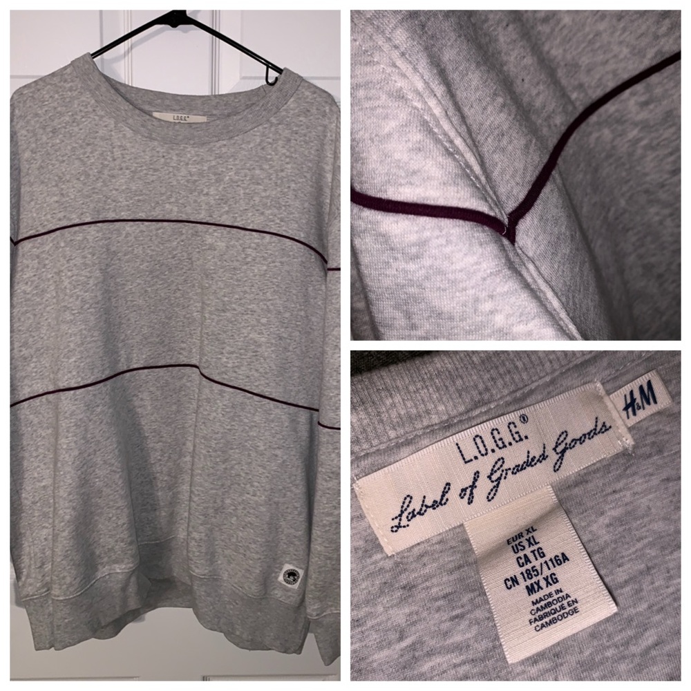 H&M Grey Crewneck